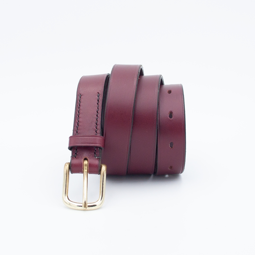 Burgandy Belt 1.25" wide