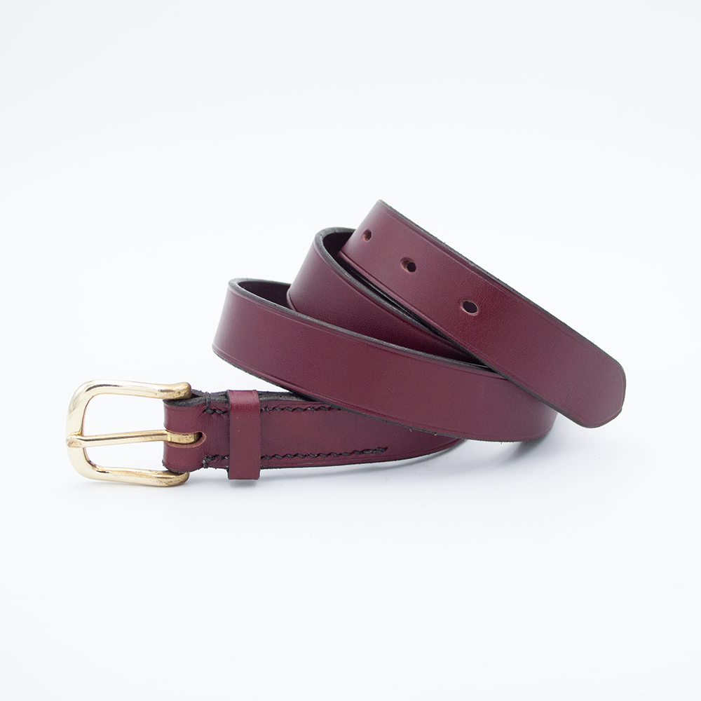 Burgandy Belt 1.25" wide