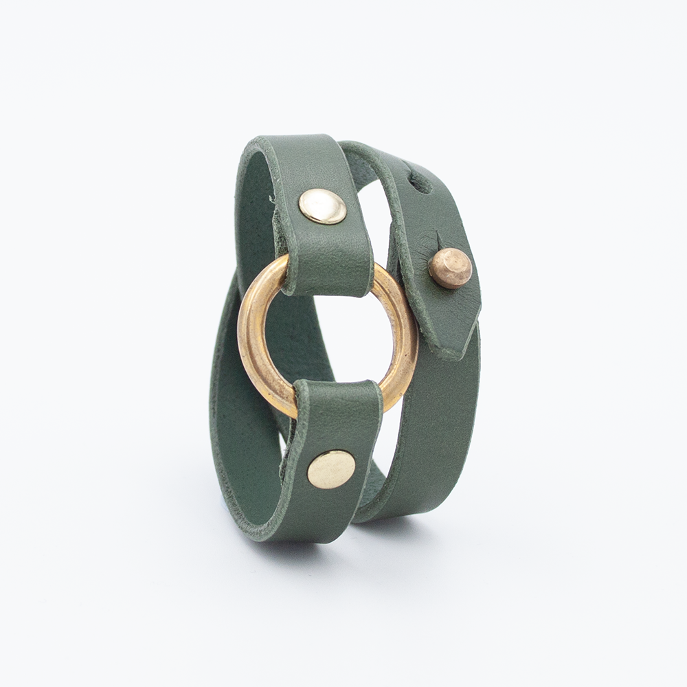 wrap bracelet (green)