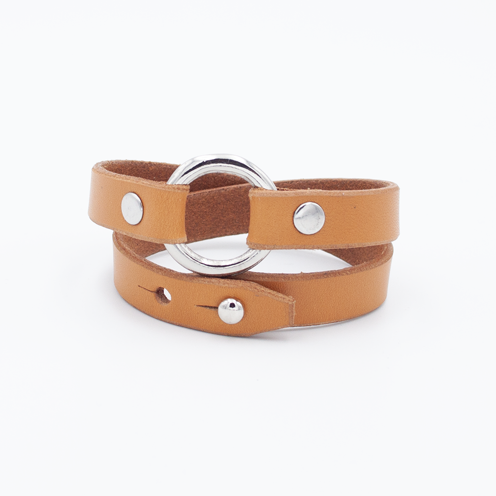 Infinity Bracelet (Light Tan)