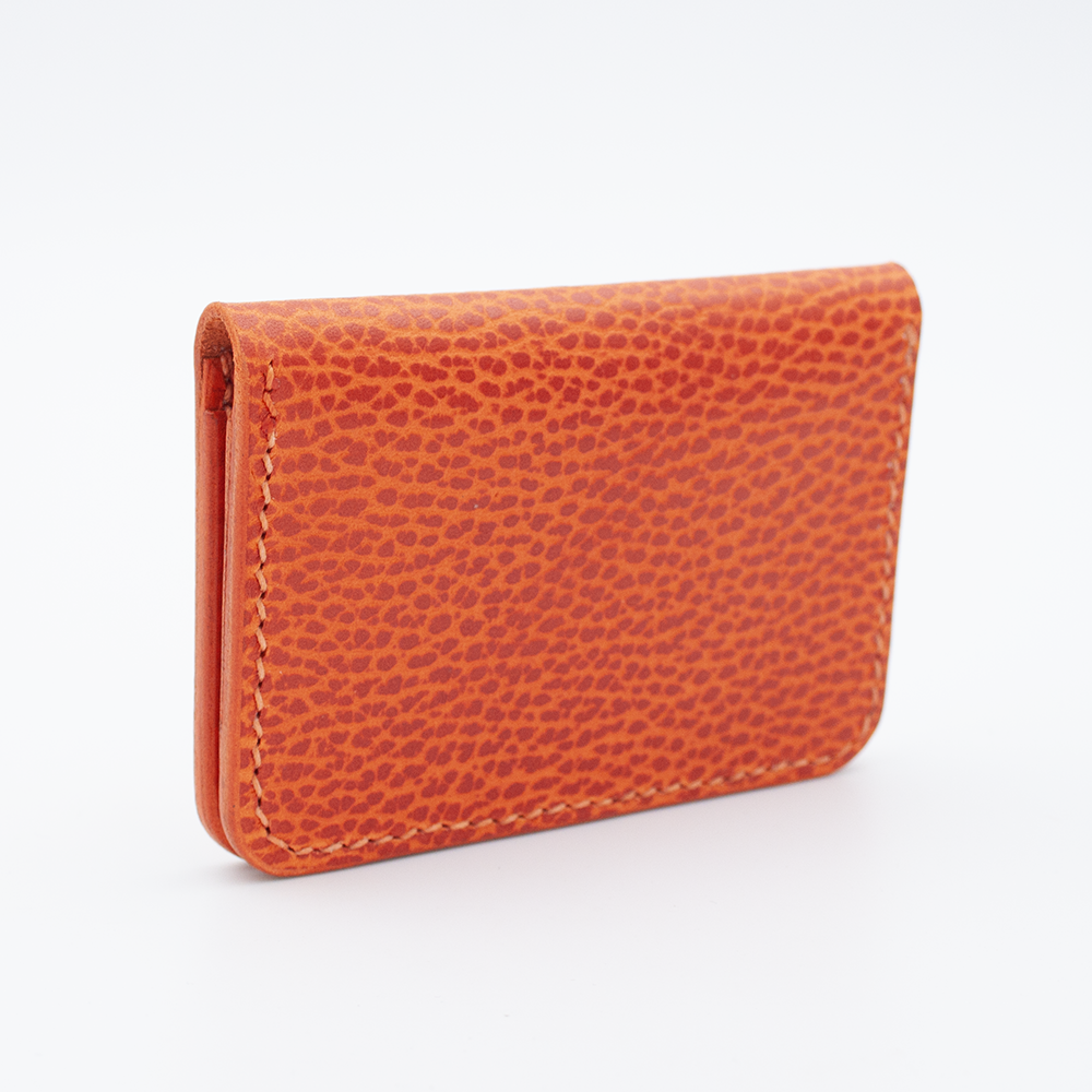 Card holder with Walpier Dollaro cover (orange)