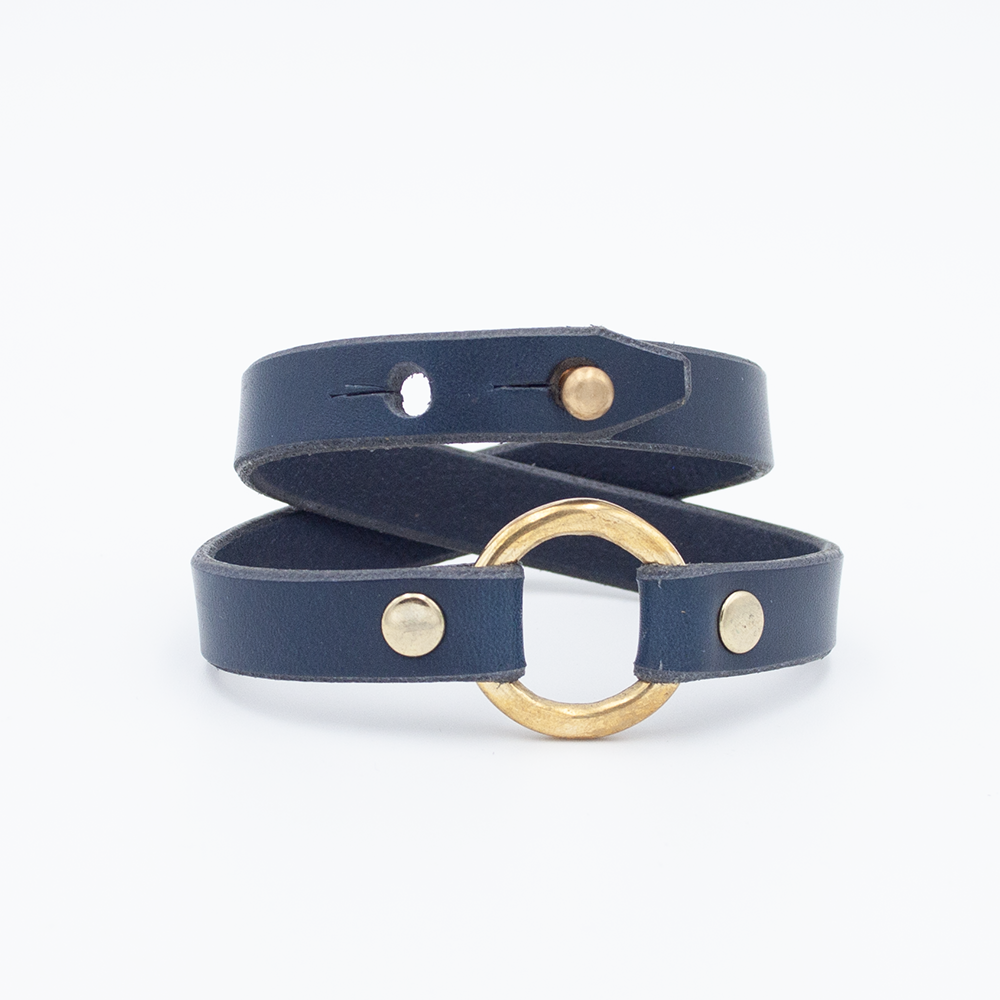 Wrap bracelet (blue)