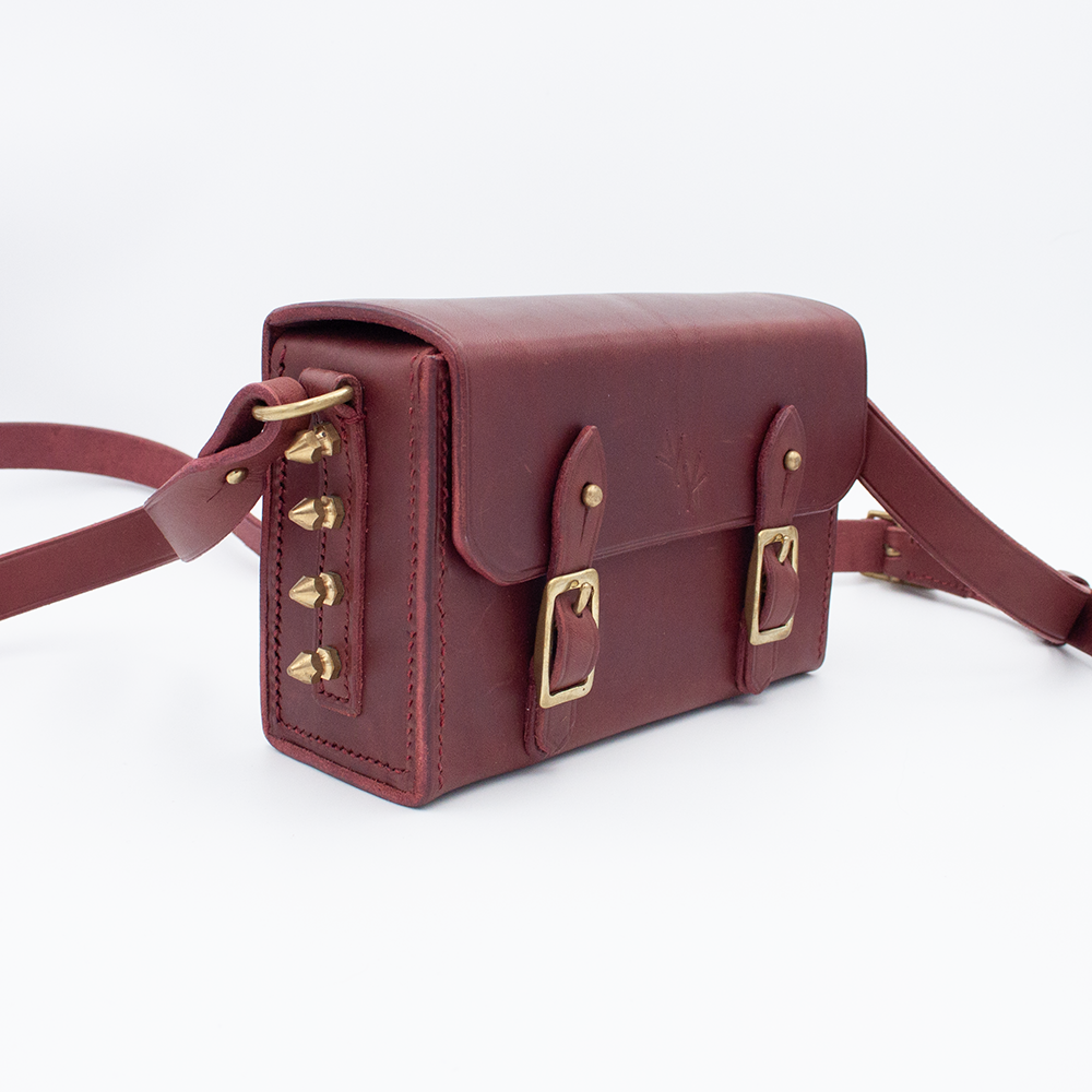 Box Bag (Burgandy)