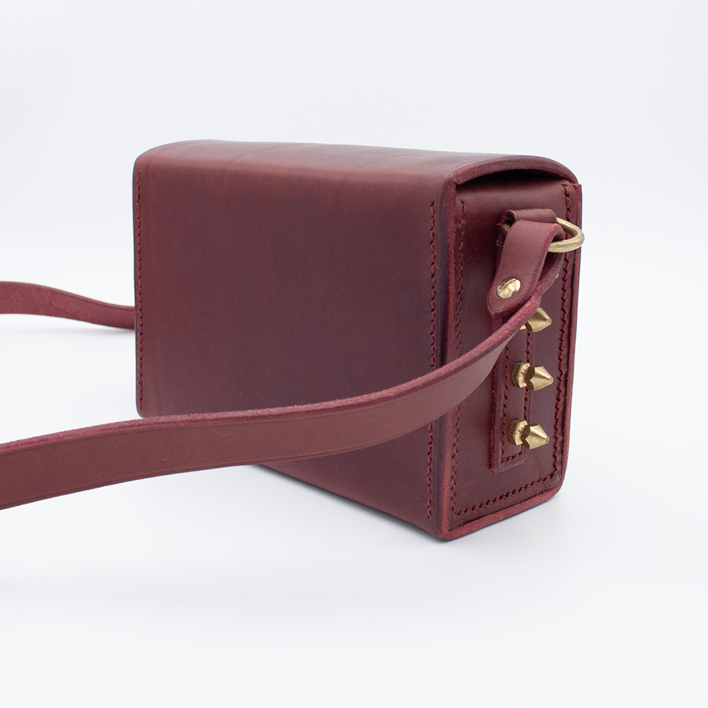 Box Bag (Burgandy)