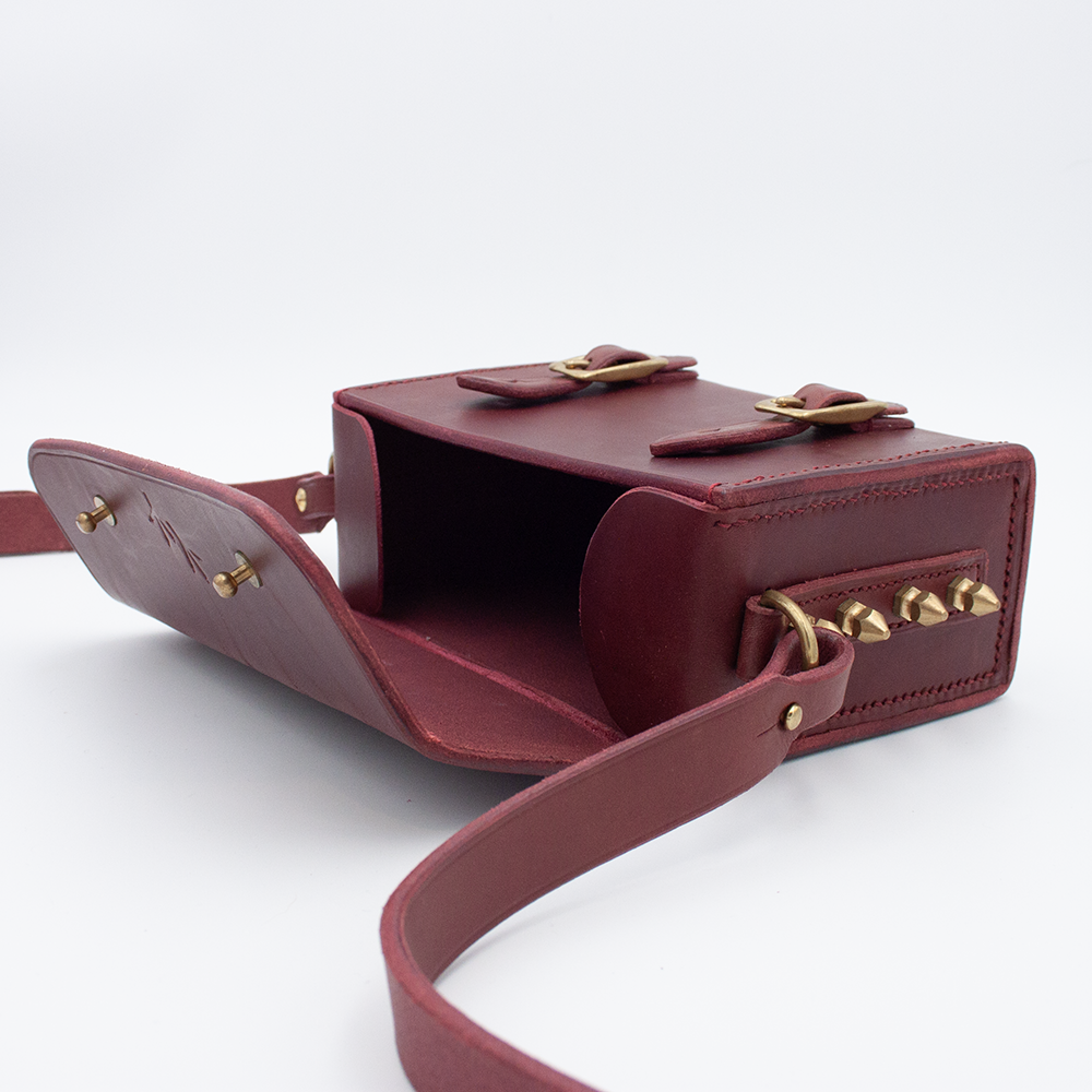 Box Bag (Burgandy)
