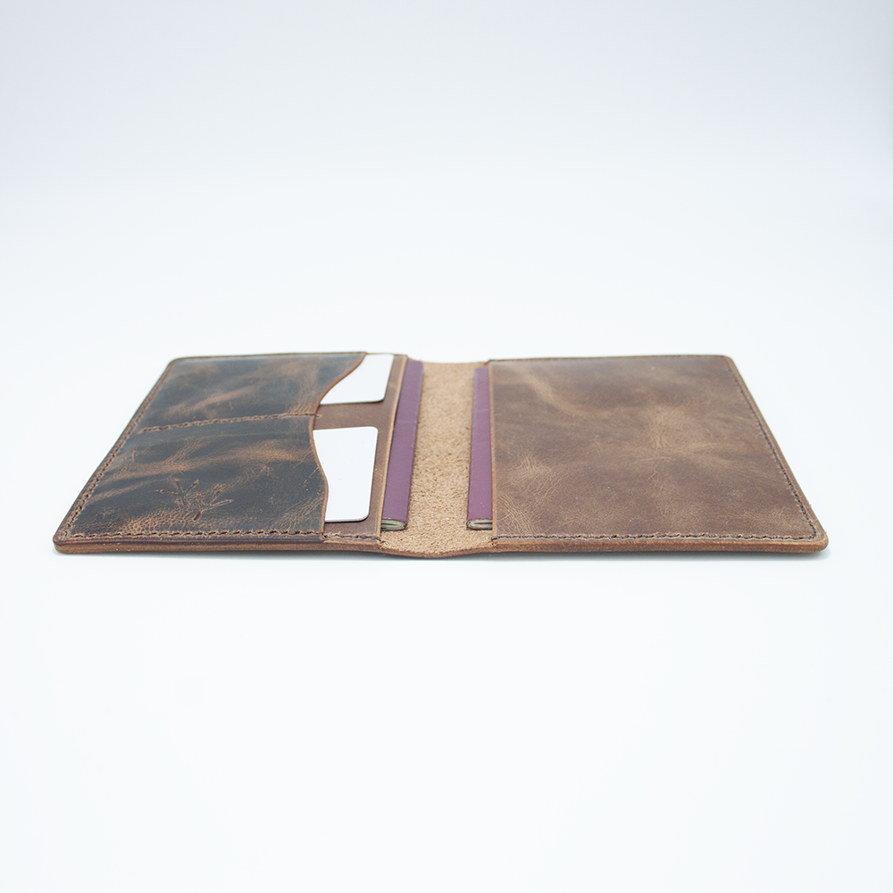 Passport Wallet (Wild Oak Buffalo)