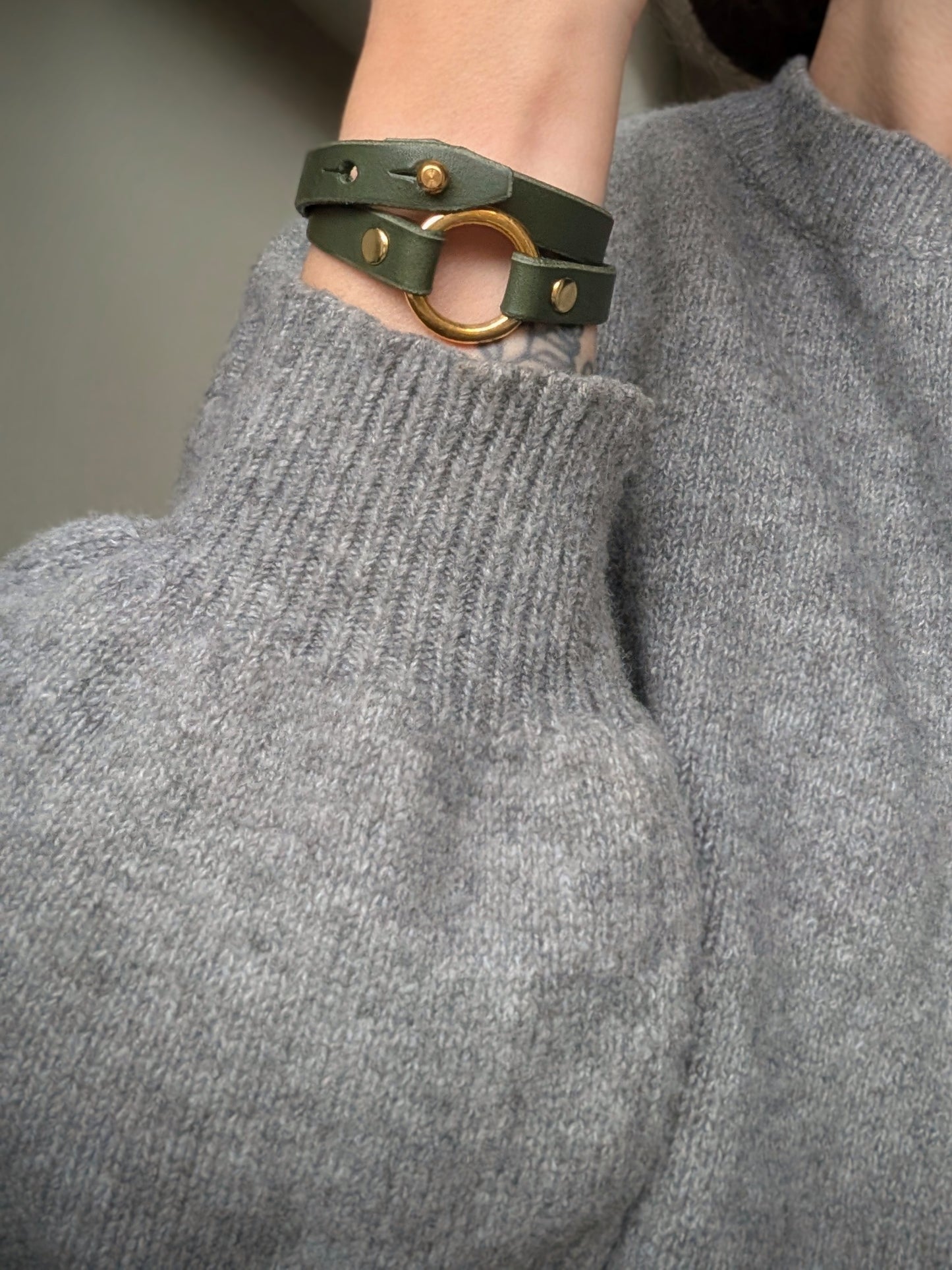 wrap bracelet (green)